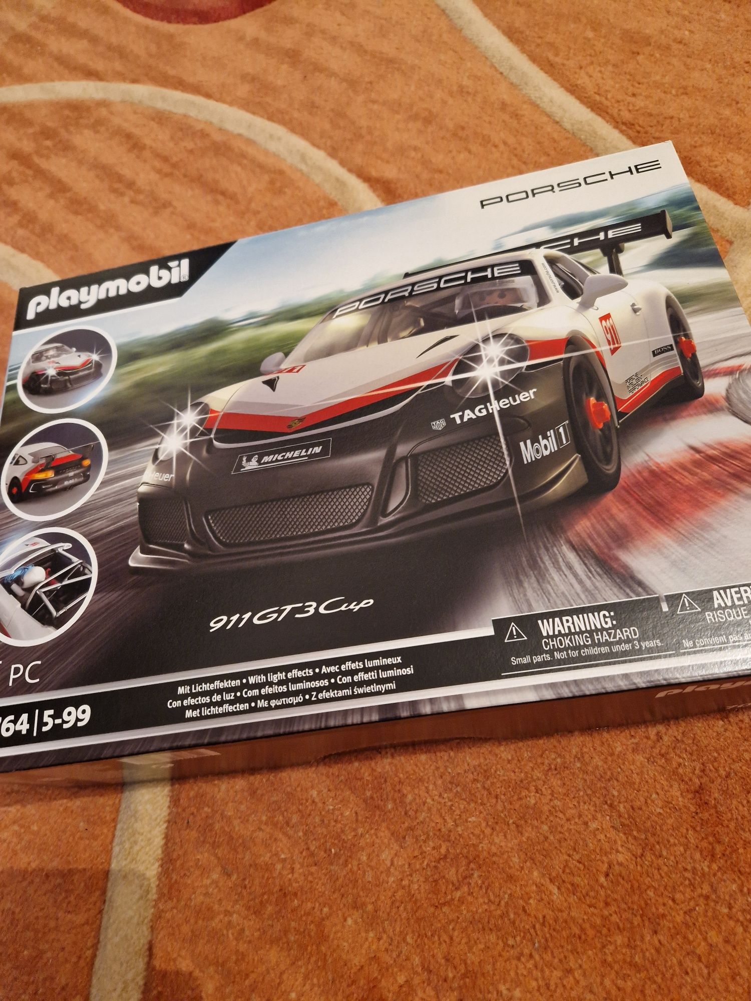 Porsche 911 gt3 cup multicolore Playmobil