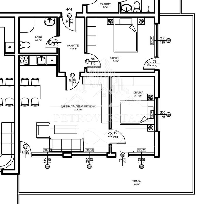 Продава се Тристаен апартамент в Велинград - 122 кв.м за 902 €/кв.м - Снимка #1
