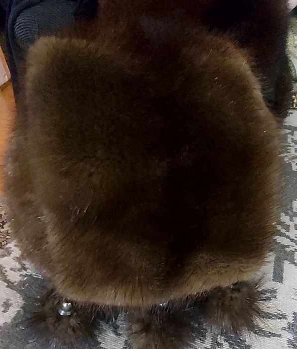 Шапка норковая б/у