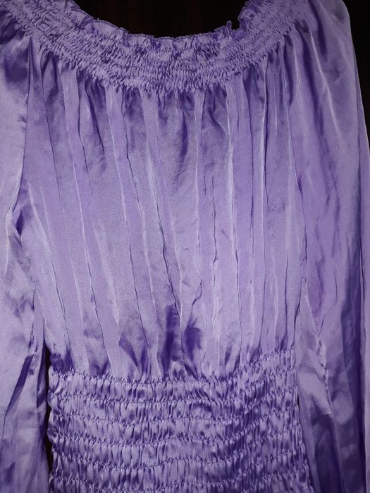 Bluza matase lila