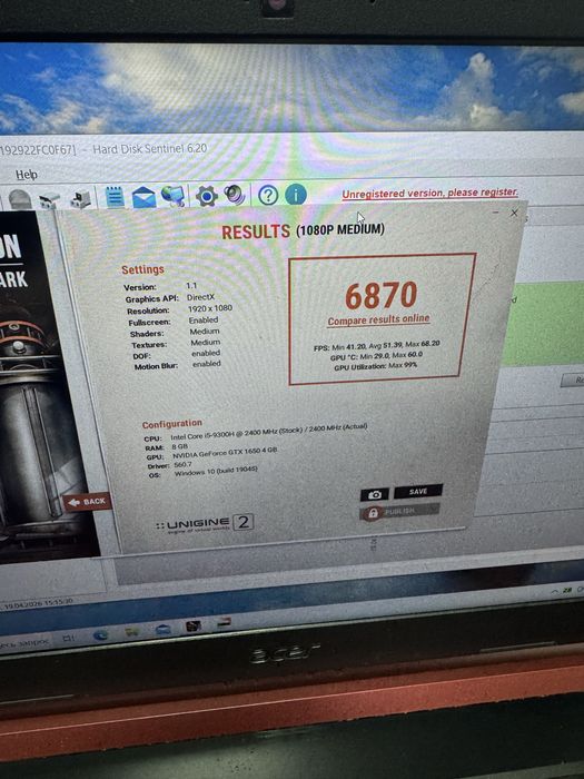 Игравой ноутбук gtx1650