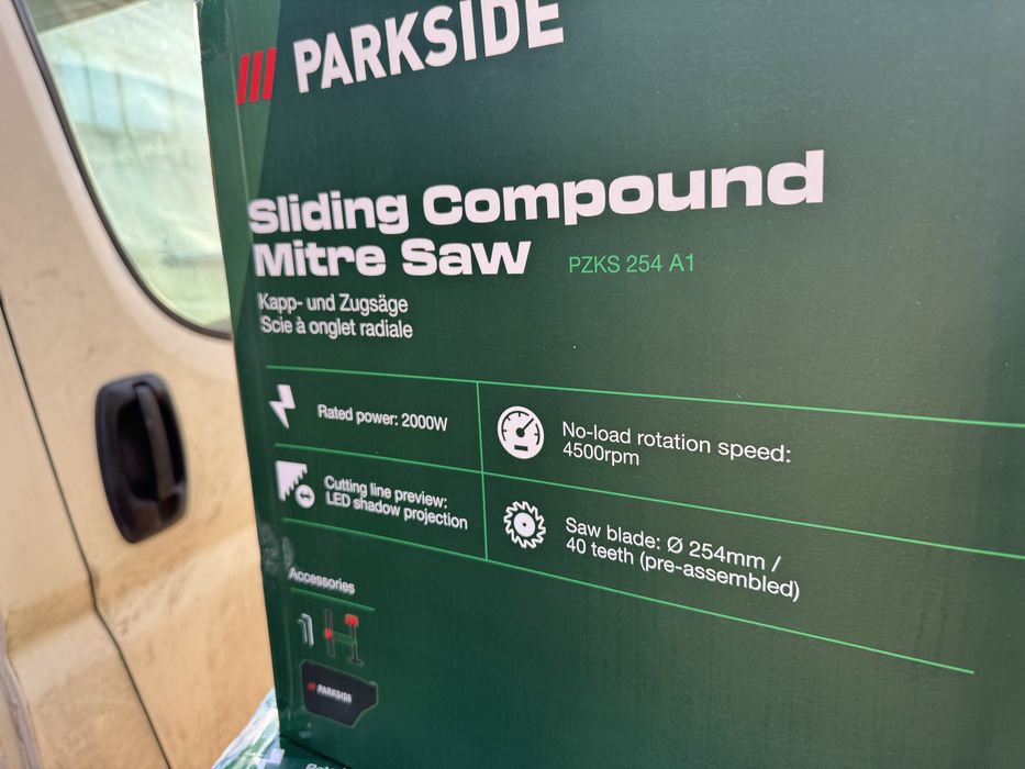 Circular  parkside culisabil panza 254mm 2000w