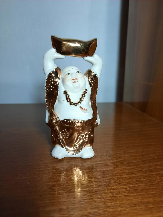 Статуэтка нэцкэ смеющийся будда Хотэй