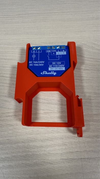 Suporti sina DIN pentru releele Shelly RGBW 2,Plus 1,Plus I4,Dimmer