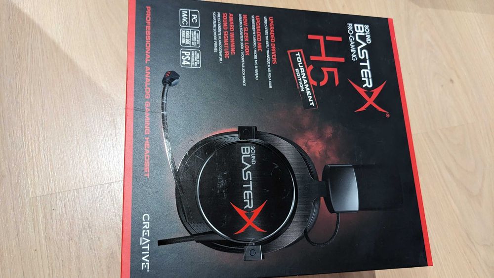 Casti Gaming Creative Sound BlasterX H5 Tournament Edition
