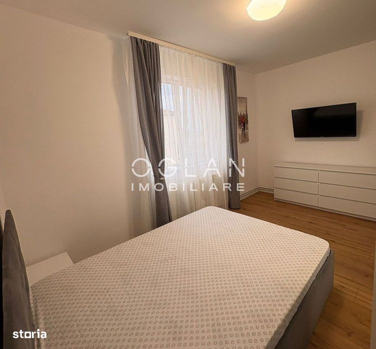Apartament 3 cam. balcon, mobilat/utilat – Rahovei,  COMISION 0%