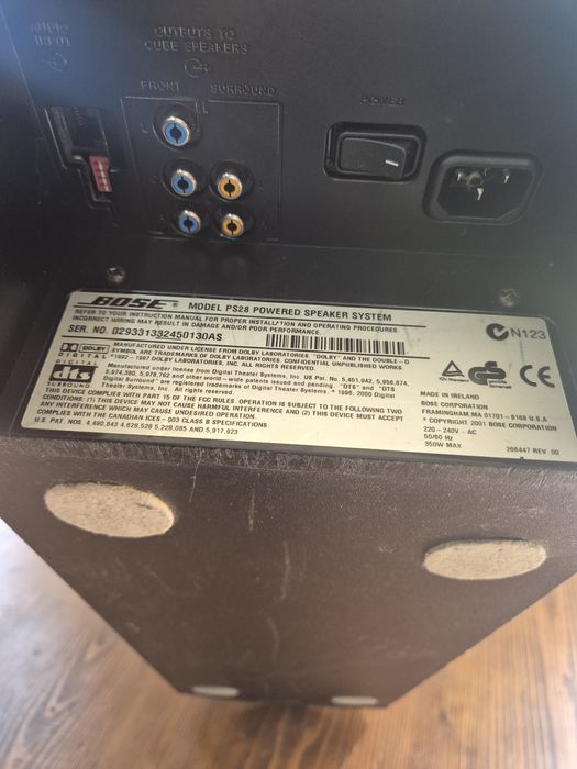 Bose Lifestyle PS28 subwoofer activ