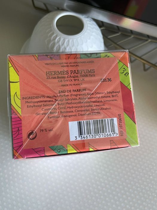 Set Hermes original cu miniatura edp