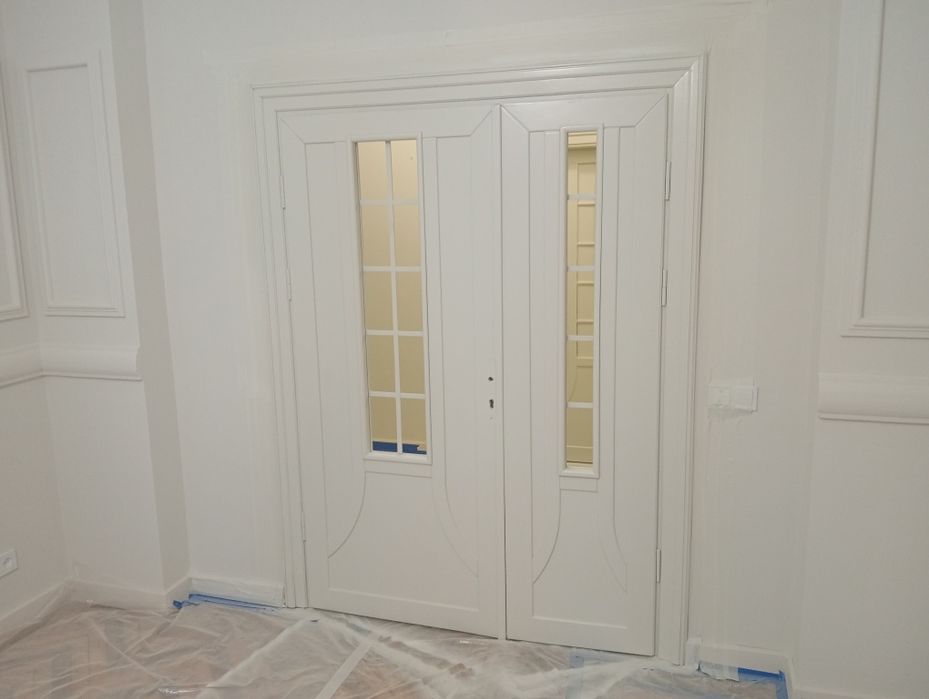 Покраска двери реставрация