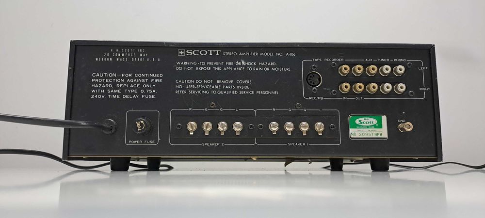 Scott A 406 amplificator stereo clasa A statie audio integrat