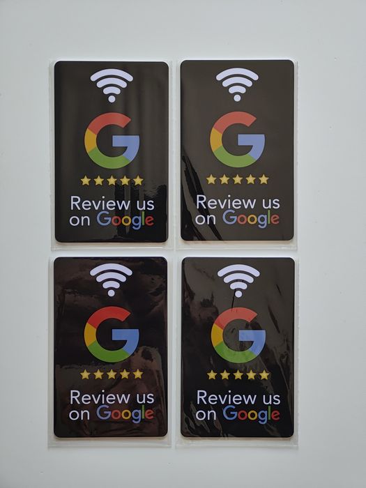 Carduri NFC pentru recenzii Google