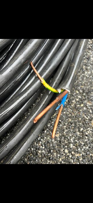 Cablu curent 3x10    75 metri liniarii