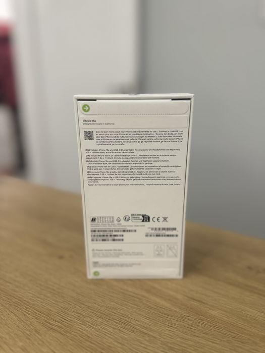 ЧИСТО НОВ Iphone 16e 128GB Black