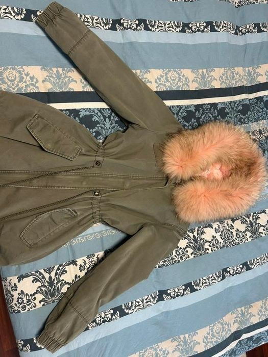 Яке с пух естествен косъм