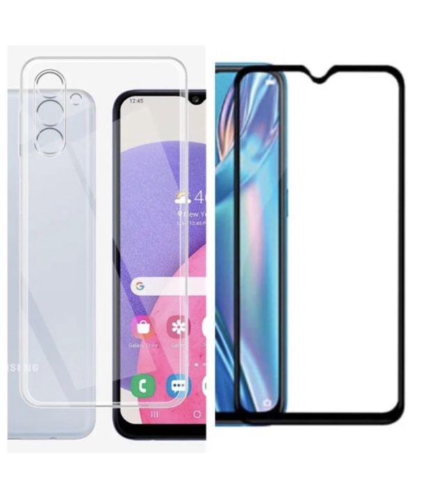 Samsung A42/A32/A34/A35/A55/A25 Pachet Husa Silicon + Folie Sticla 11D