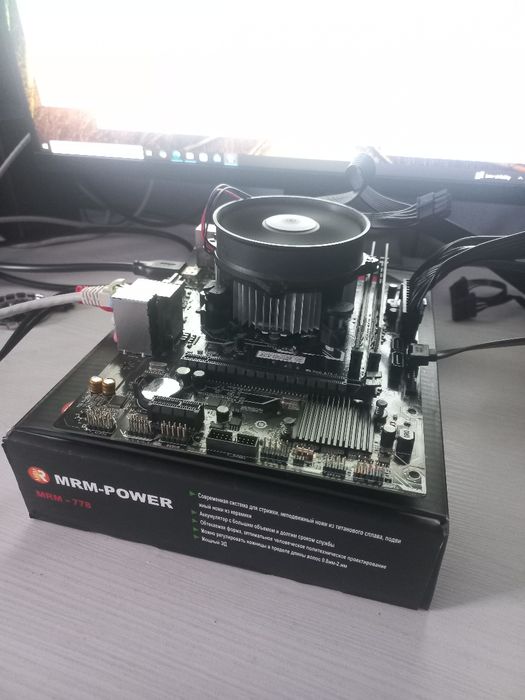 Игровой комплект проц I3 9100 + мать H310M-E (под сборку)