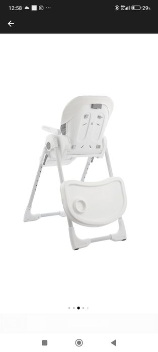 Scaun de masa Wunderkid Play, Alb/Turquise