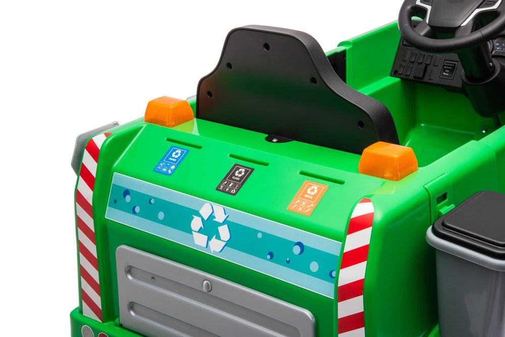 Masinuta electrica pt.copii Kinderauto Dumpster, 2x35W 12V Green