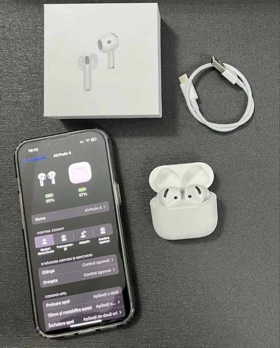 AirPods / Airbuds Gen 4 ANC, Noi, Sigilate