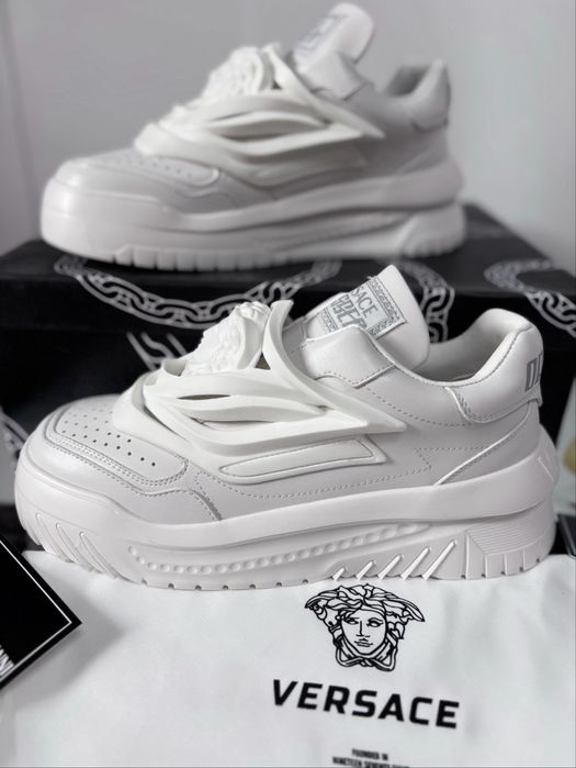 Adidasi Versace Odissea Full White calitate Premium