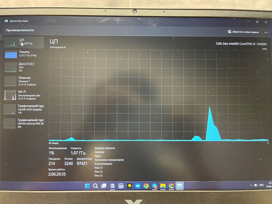HP Victus i5 - 12450H/ DDR4/8G/256Gb