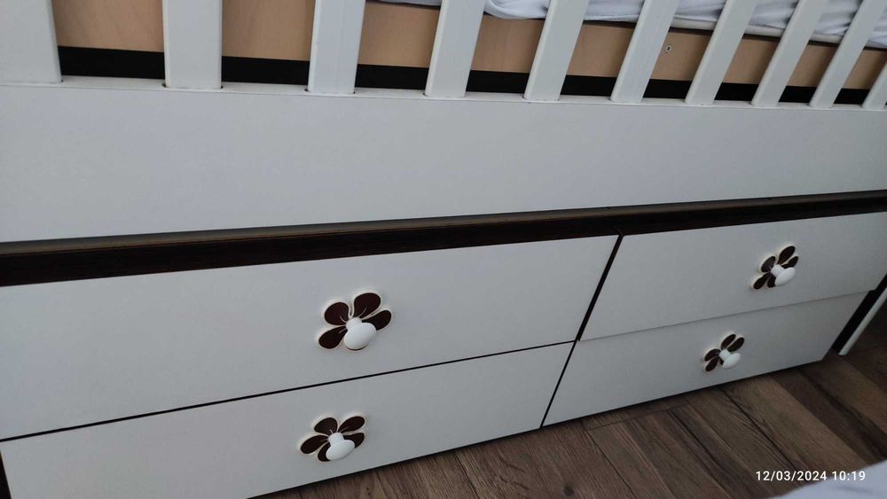 Бебешка кошара легло с матрак Magniflex 60/120 и подарък обиколници