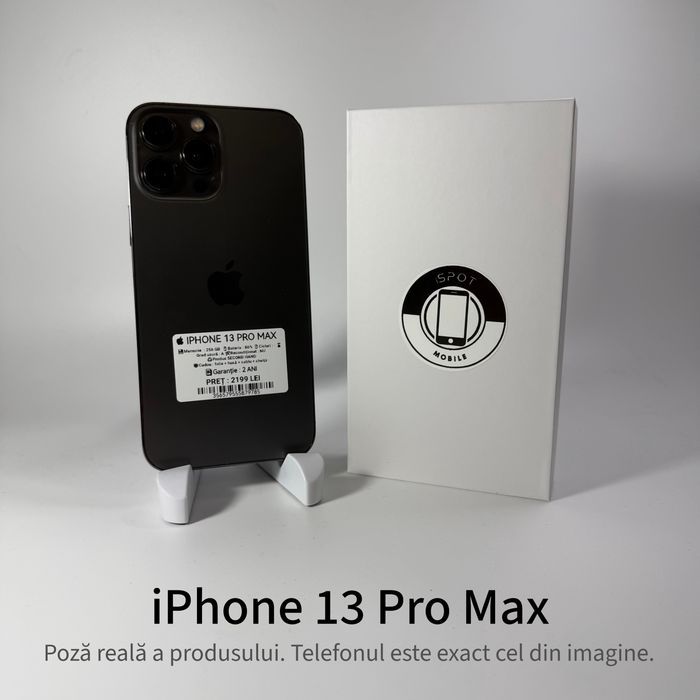 ispotmobile.ro  iPhone 13 Pro Max 128 si 256GB Garanție 2 ani