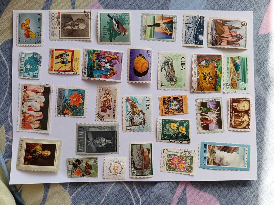 Марки новые почтовые