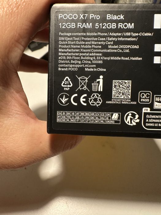 Poco X7 Pro 12/512gb