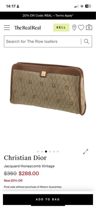 Винтажный клатч-сумка dior