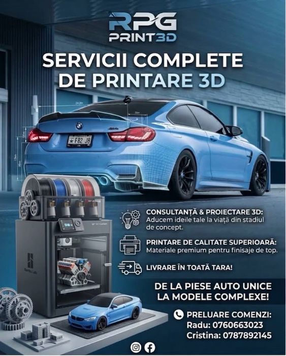 Servicii proiectare si printare 3D