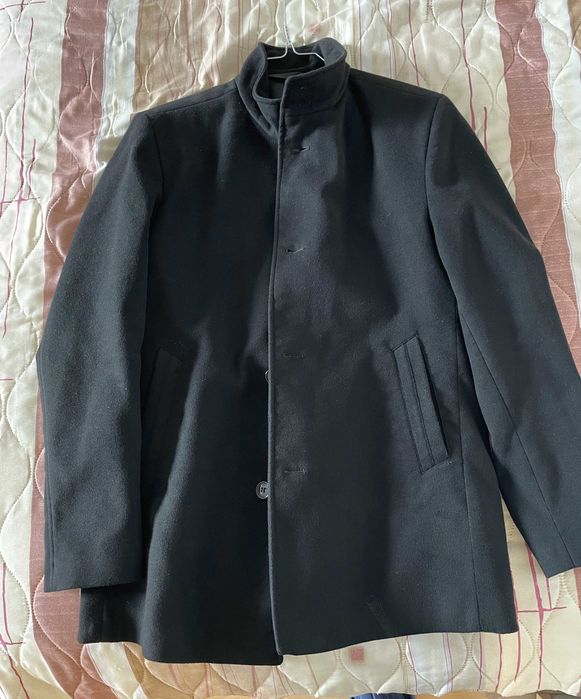 Черно елегантно палто