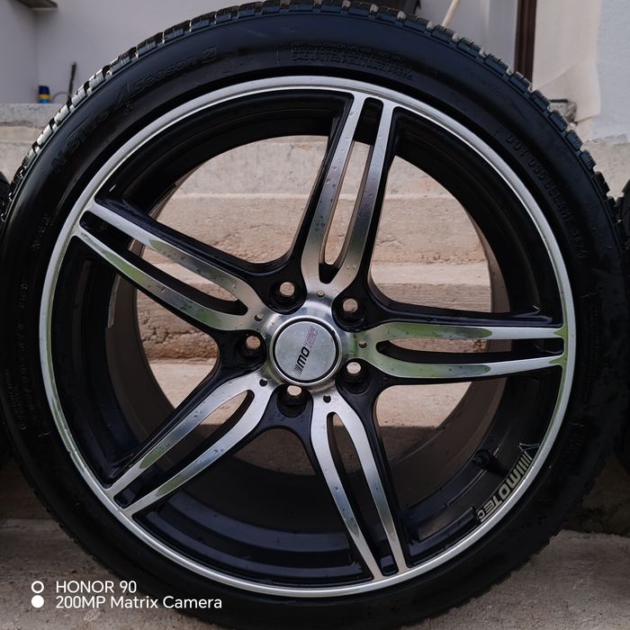 Set Complet Jante Motec R18 Bicolore cu Anvelope All Season Nexen