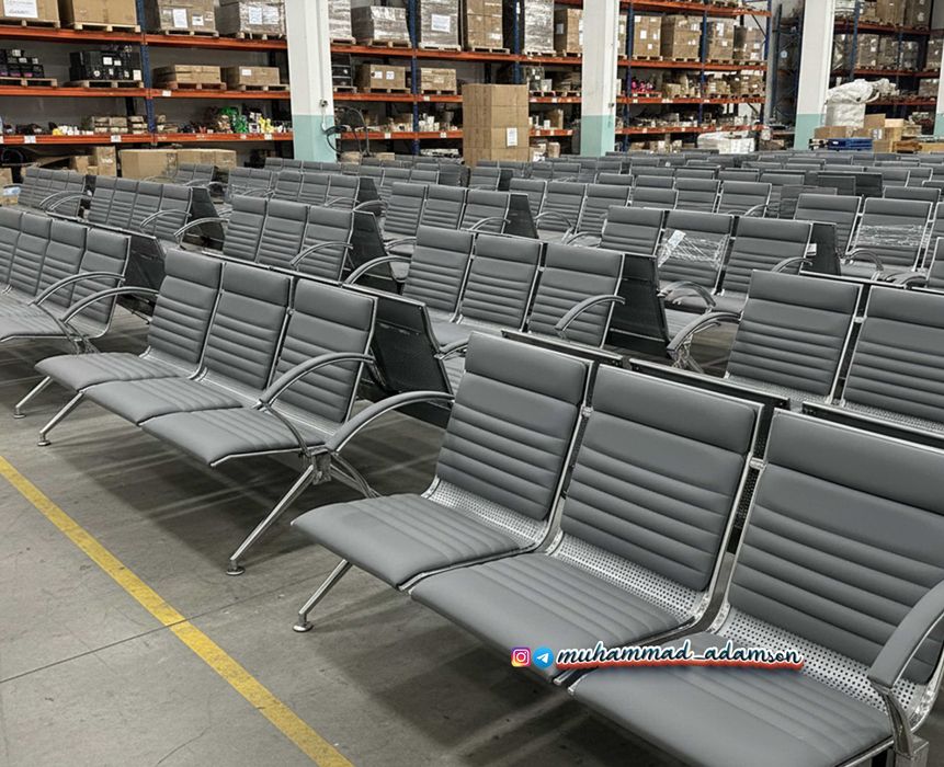 Премиум Скамьи для ожидания из нержавейки – Доставка 0 сум!