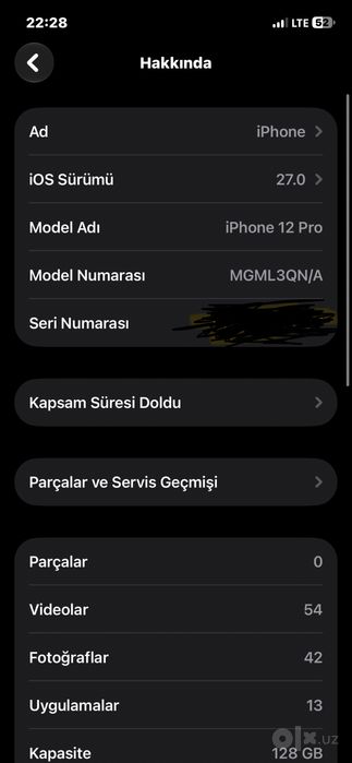 Iphone 12pro face id ishlamedi