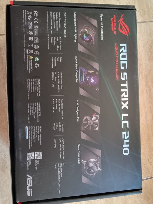 Cooler lichid Asus Rog Strix LC 240