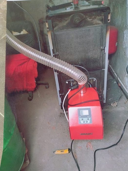 Centrala termica 30 kw  pe lemne/cărbune + peleți