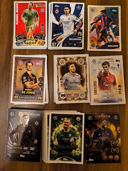 Match attax 25/26 cards