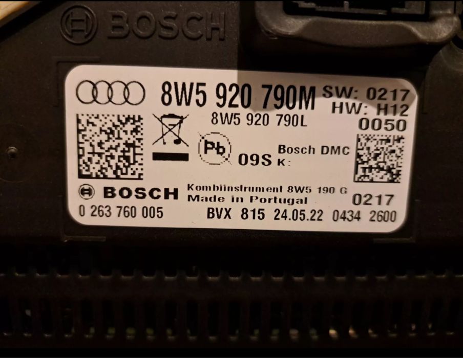 Ceasuri digitale facelift AUDI A4 A5 Q5 fabricate dupa 2020 model nou