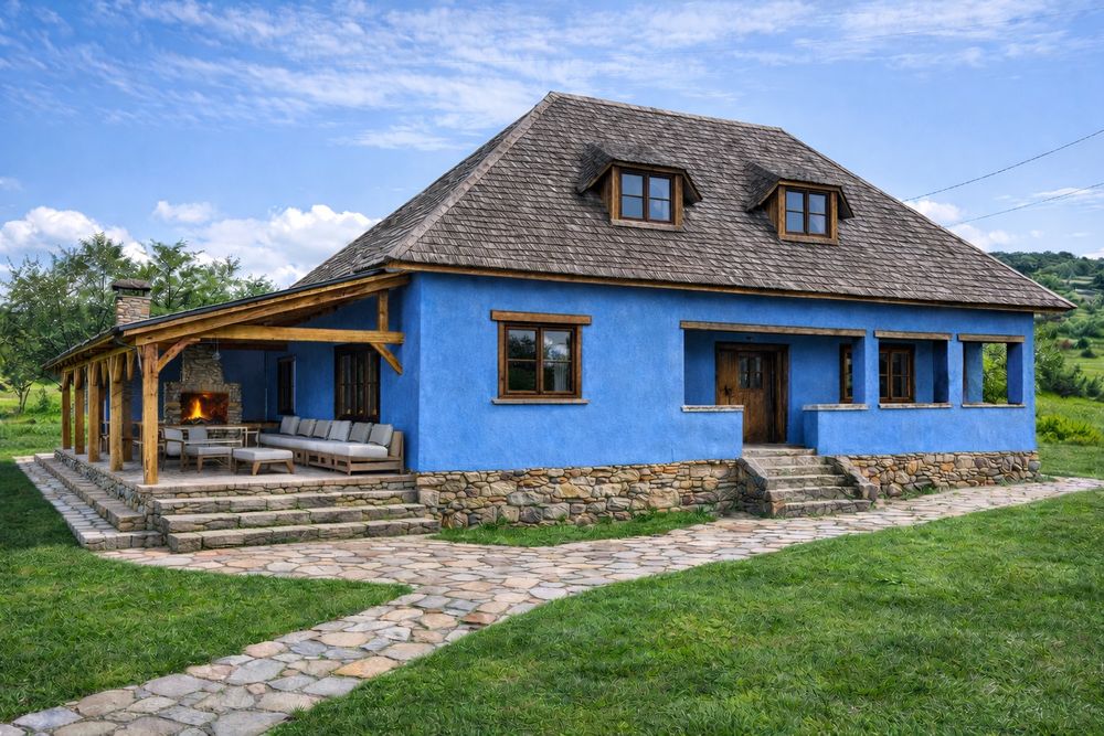 Refugiu autentic cu panoramă spre Baia Mare în Defileul Lăpușului