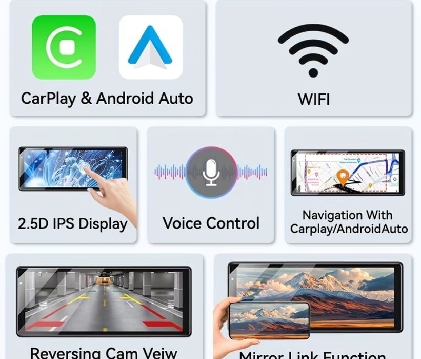 7 INCH HD touchscreen for Car