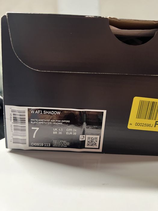 Nike Air Force Shadow 24см EU 38
