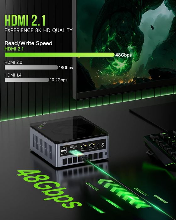 8K GAMING  Mini PC GMKtec M7. Ryzen 7 Pro. 32GB RAM DDR5. SSD. Oculink