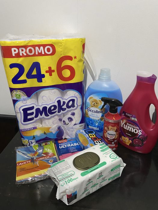 Kit de curatenie diferite produse