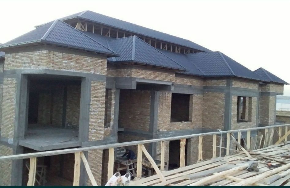 Uy qurish xizmati  Fundamentdan tomgacha