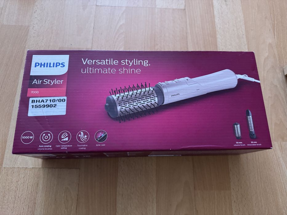 Perie rotativa cu aer cald