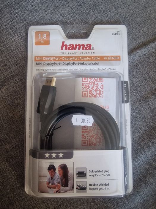 Кабел mini DP към DP