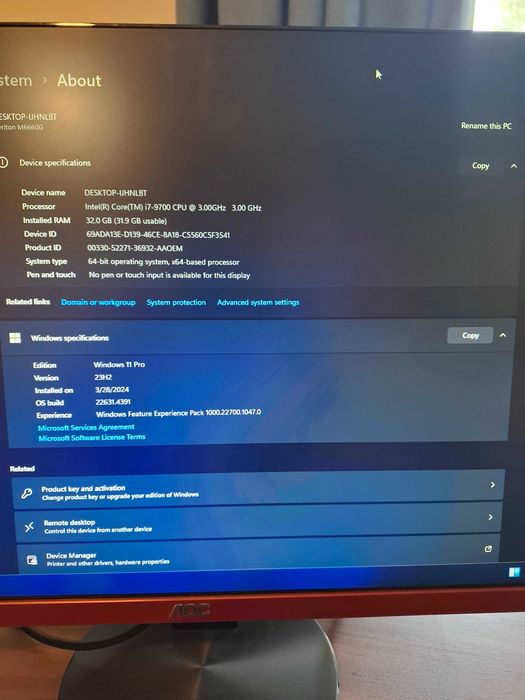Acer Veriton I7 M6660G Desktop PC