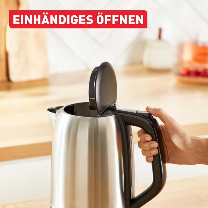 Нова електрическа кана Tefal 1.7L + стъклена каничка подарък