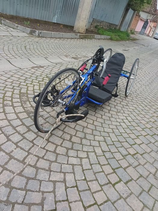 Handbike pt persoane cu dizabilități, bicicletă de mână,  trike